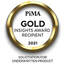 PIMA 2021 Award Badges Underwritten Product Gold