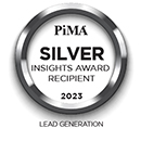 PIMA Conference Award Badges Lead Gen Silver 2023